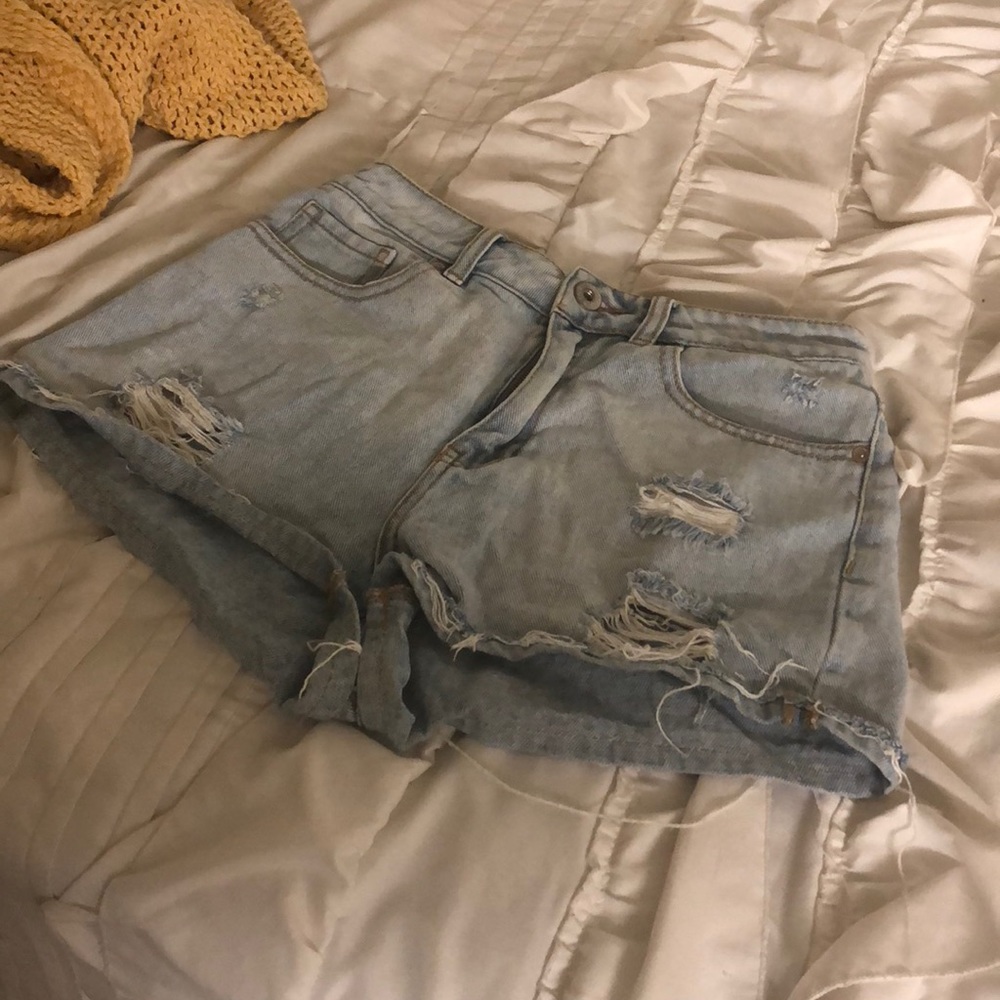 Pacsun mom short light denim